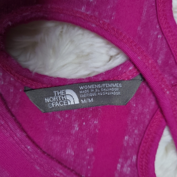 The North Face Breezeback Women's Medium Purple Scoop Neck Striped Tank Top - Picture 3 of 8